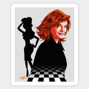 Rene Russo - An illustration by Paul Cemmick Sticker